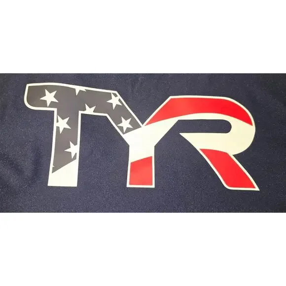 TYR Jammer Swim Shorts Women's Blue Drawstring Athletic Swimwear - Picture 4 of 7